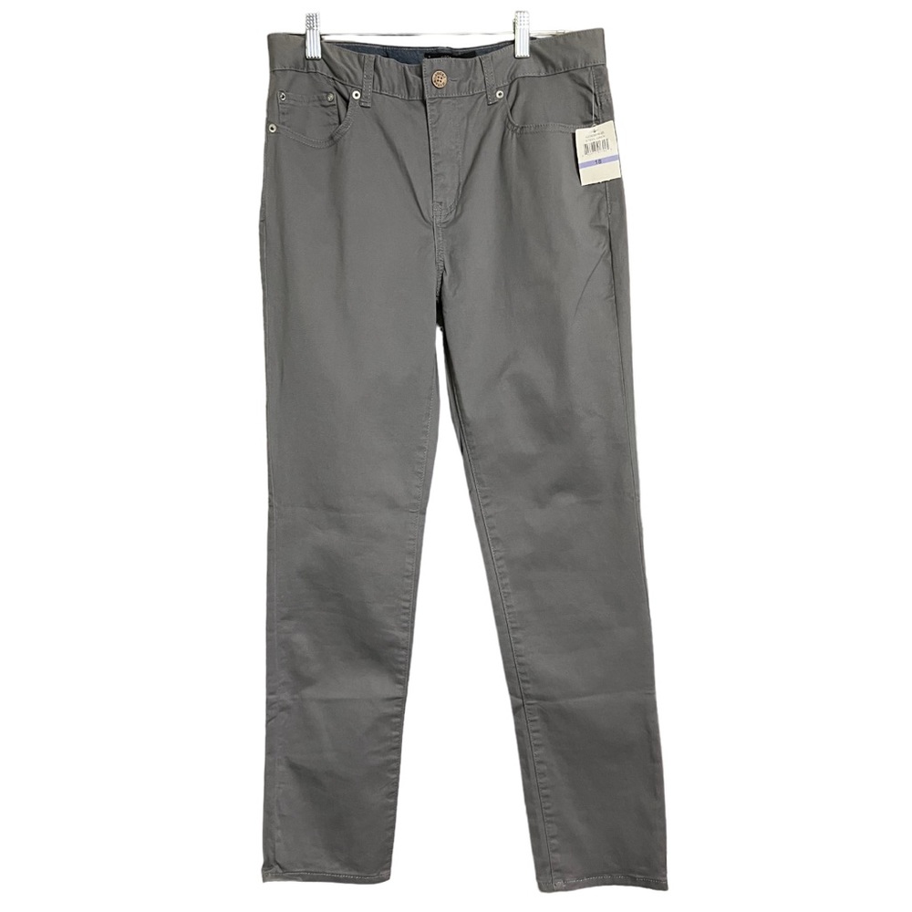 Lucky Brand Gray Steel Authentic Skinny Jeans NWT Sz 18 Waist 30